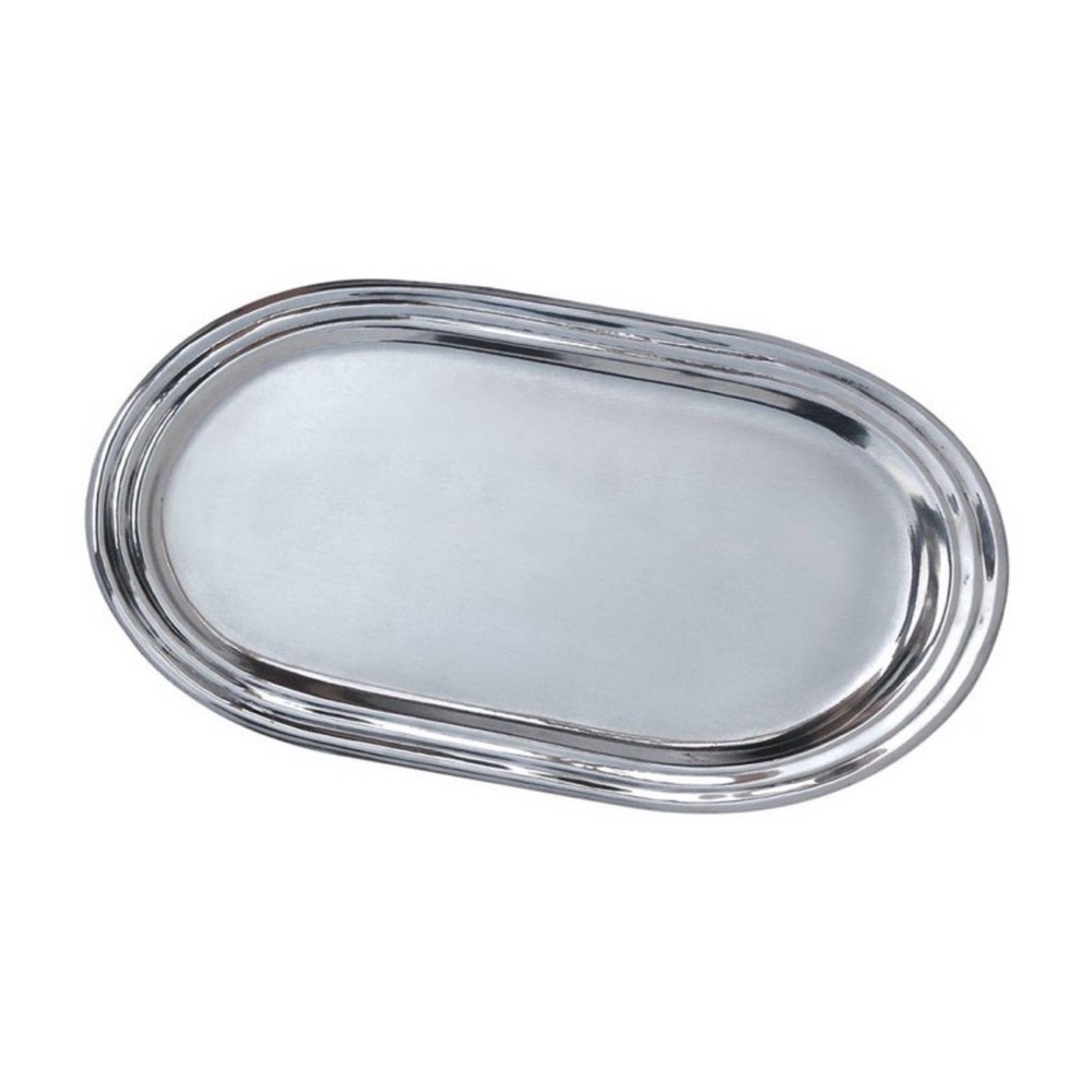NU STEEL NWT chrome plated storage amenity tray -silver